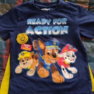 Nickelodeon Boys Paw Patrol with Cape t-shirt, 5T
